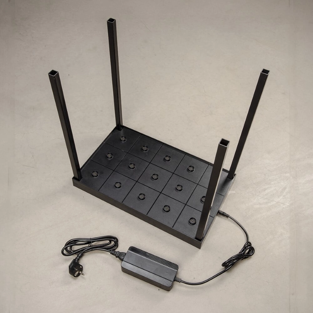 Noir Oplaadpaneel pour 15 lampes de table KonstSmide 7318307836752