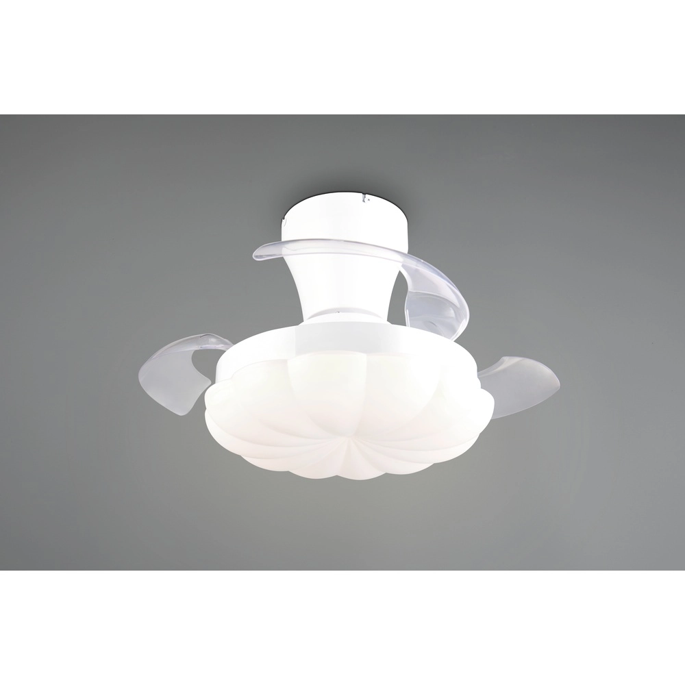 Ventilateur de plafond Boras blanc Ø 60cm Trio 4017807690514