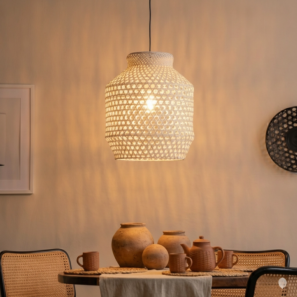 Suspension blanche Mia Ø 35cm