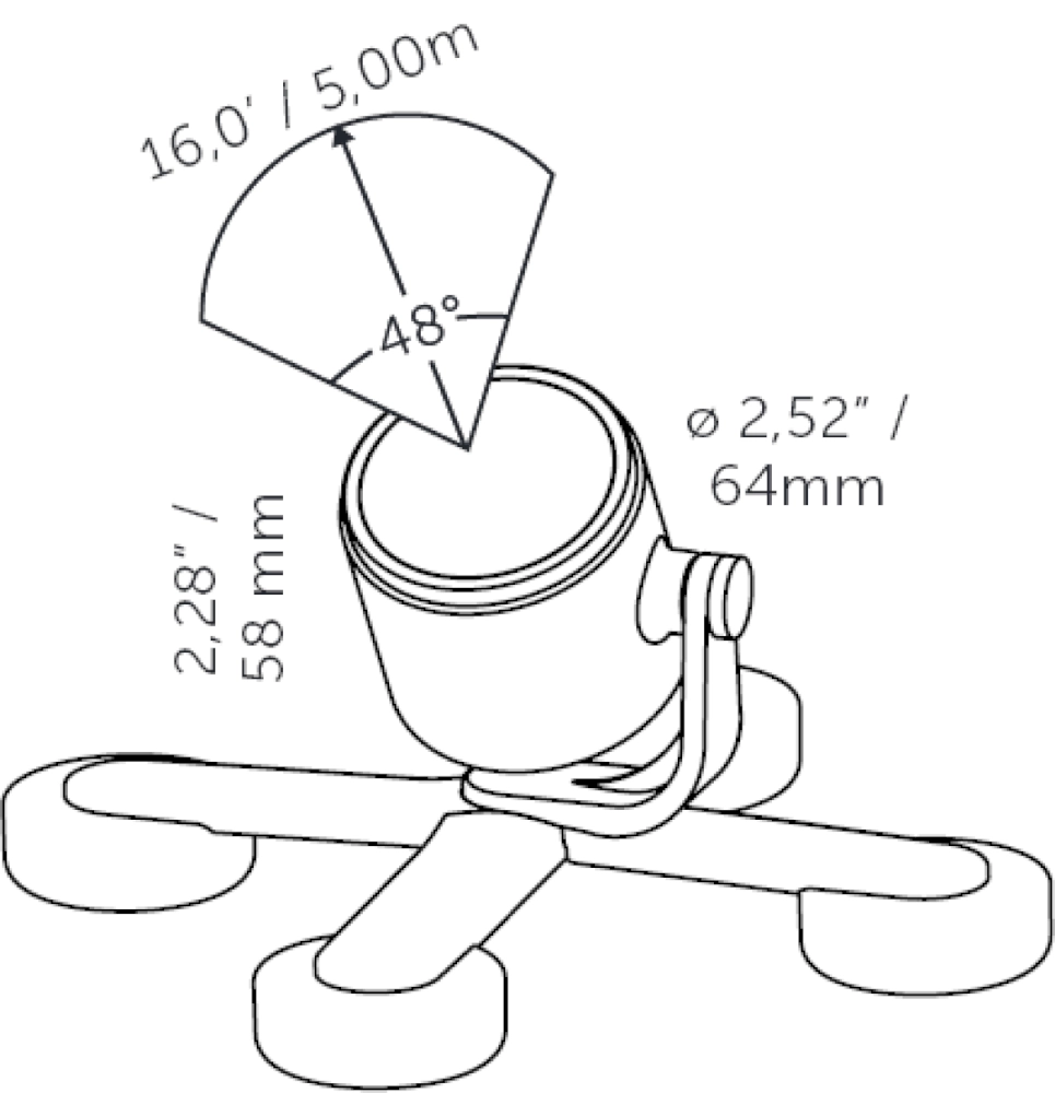 Spot sous-marin Sub LED 12 volts In-lite 8717051004865