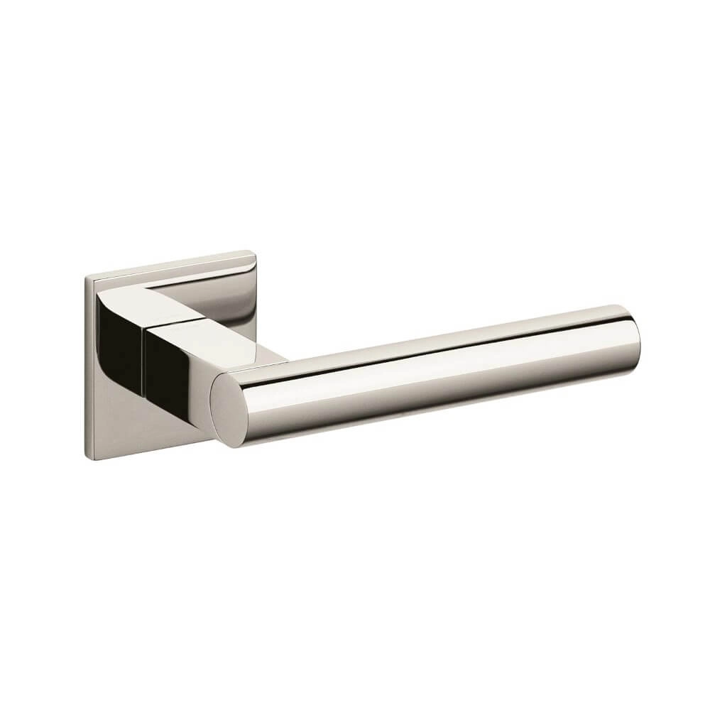 Poignée de porte design Euclide Q nickel