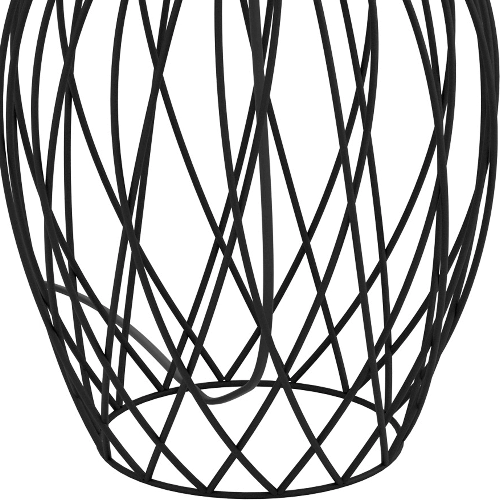 Lampe de table en fil Nimlet avec capote anthracite Eglo 9002759436537
