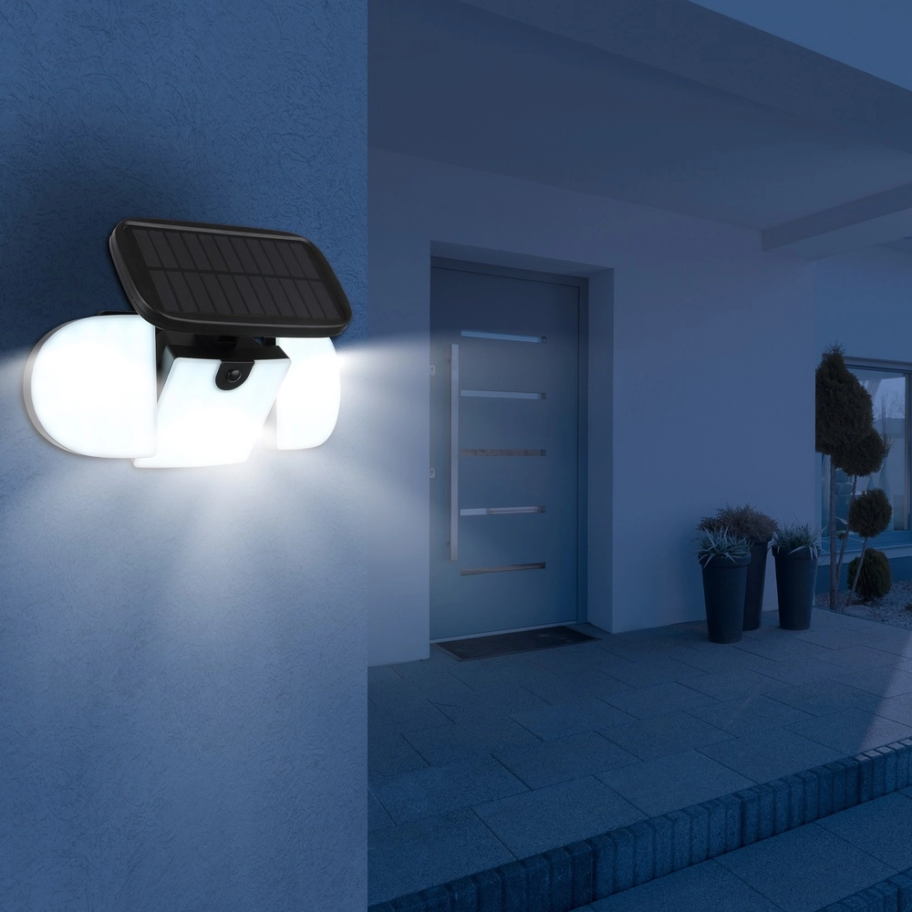 Lampe murale noire Torqen Solaire Globo 9007371459063