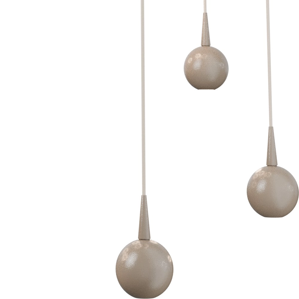 Lampe suspendue à 9 lampes Talana terra beige Ø 50cm DTW Masterlight 8718121399096