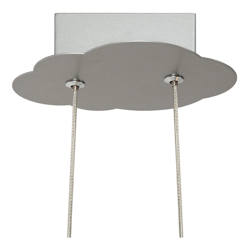 Lampe suspendue pour la chambre des enfants Fokker Gris métallique d’avion Lucide 5411212771520