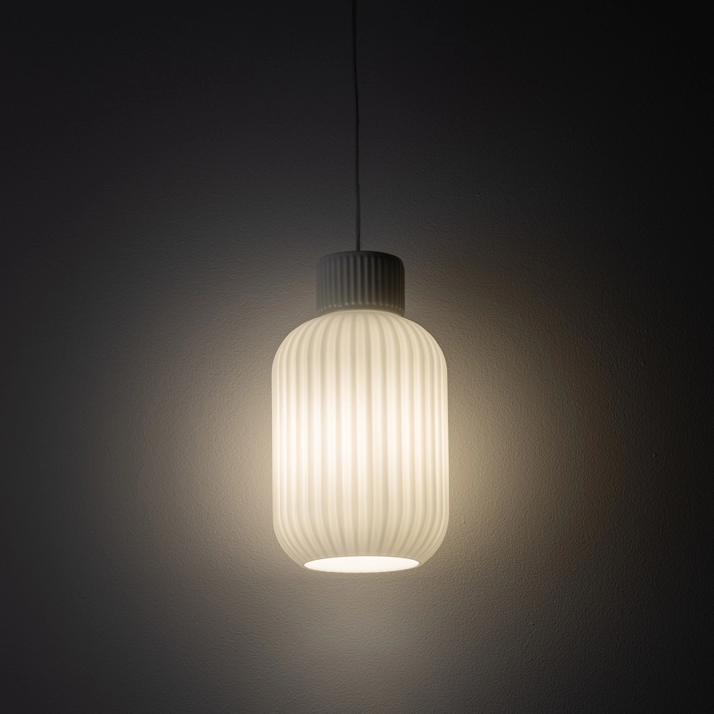 Lampe suspendue Aurora brun sable Ø 14cm Lyora 5903139119689