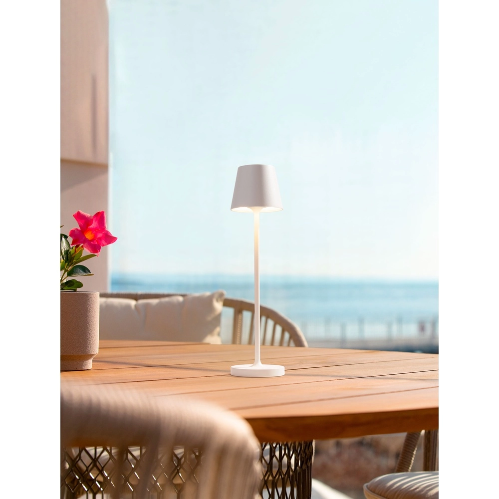 Lampe de table Petit blanc rechargeable Lyora 5212017450760