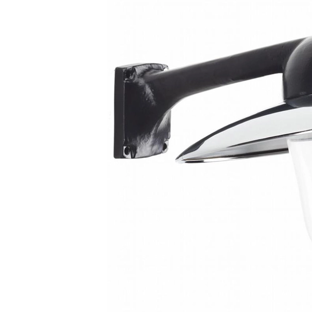Lampe extérieure de l'industrie Fabrique noir avec chrome KS 8714732118958