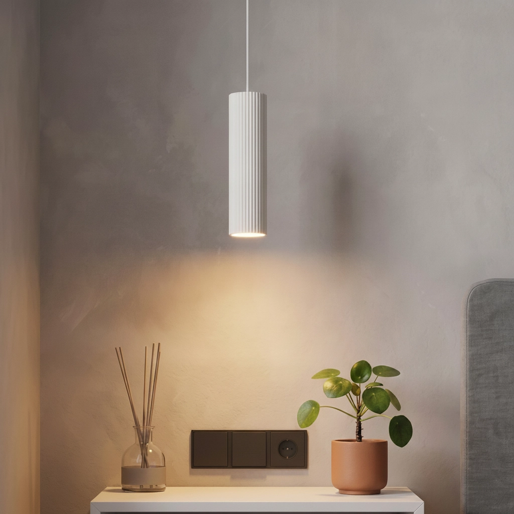Suspension Comet blanc