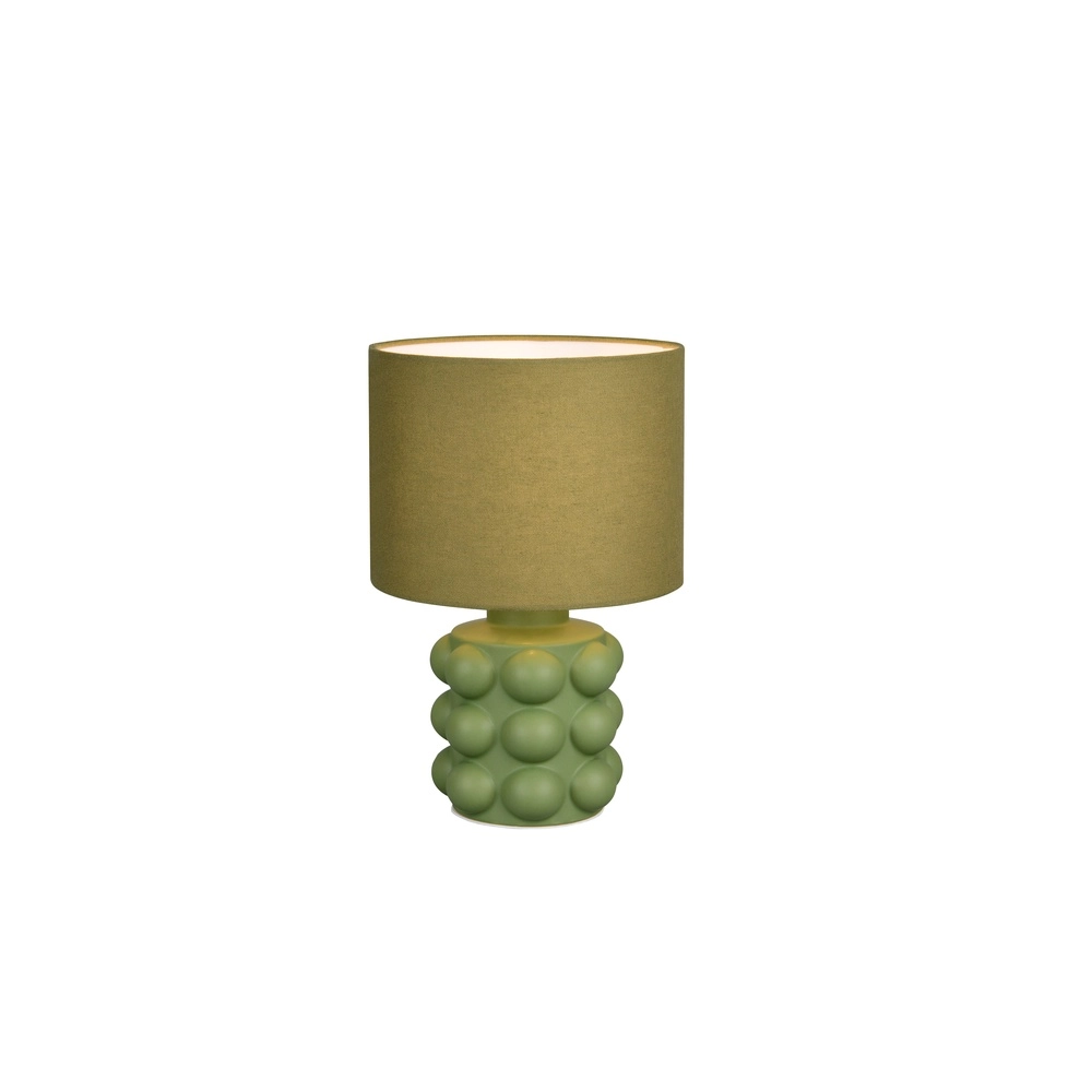 Lampe de table Kate vert Ø 20cm Trio 4017807662573