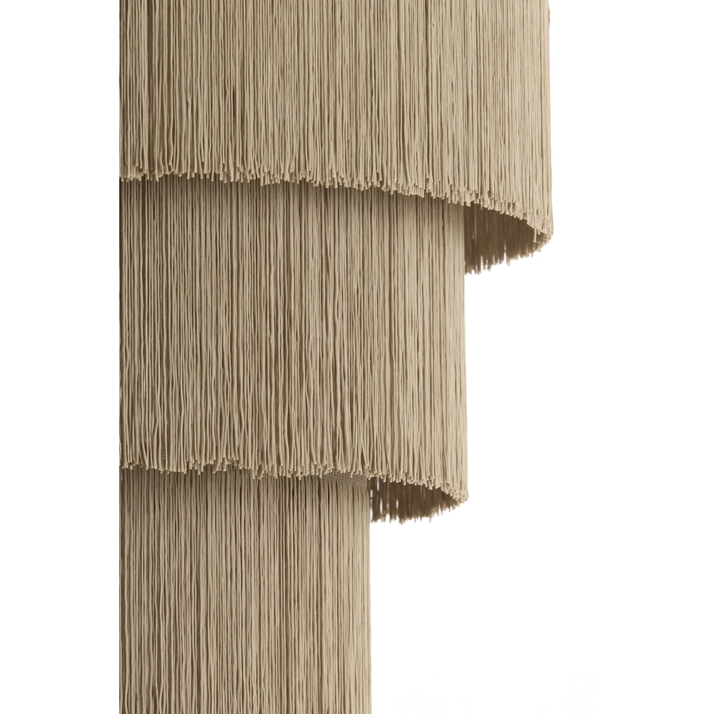 Lampe pendante à corde Malaika Ø 45cm - taupe Light & Living 8717807816391