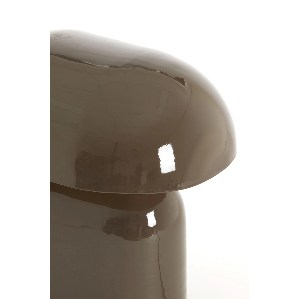 Lampe de table Todd ovale - brun foncé brillant Light & Living 8717807818944