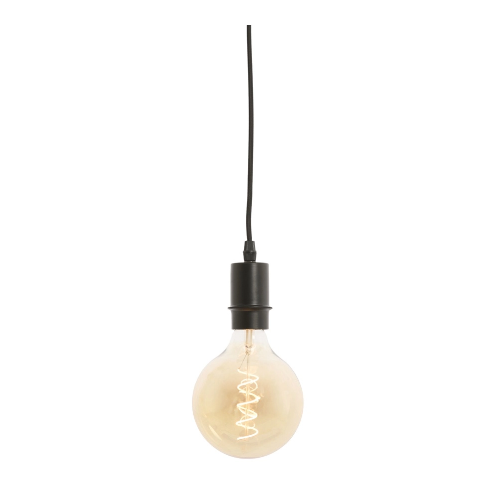Pendule Cupa Lampe suspendue noire Light & Living 8717807239312