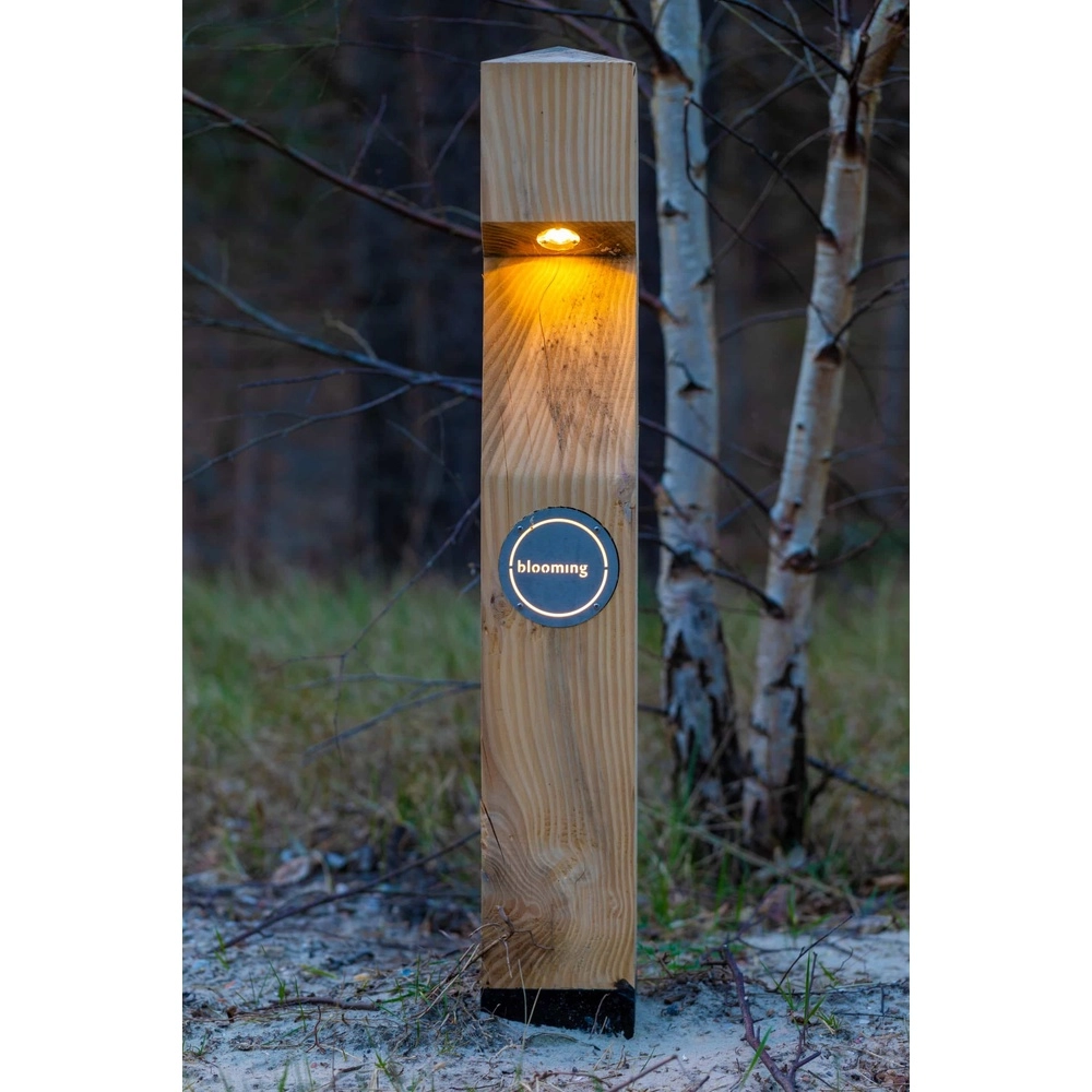 Éclairage de chemin en bois Eye 100 Douglas - 10x10x90cm - PH03 - 2700K Timberlab 8716803513778