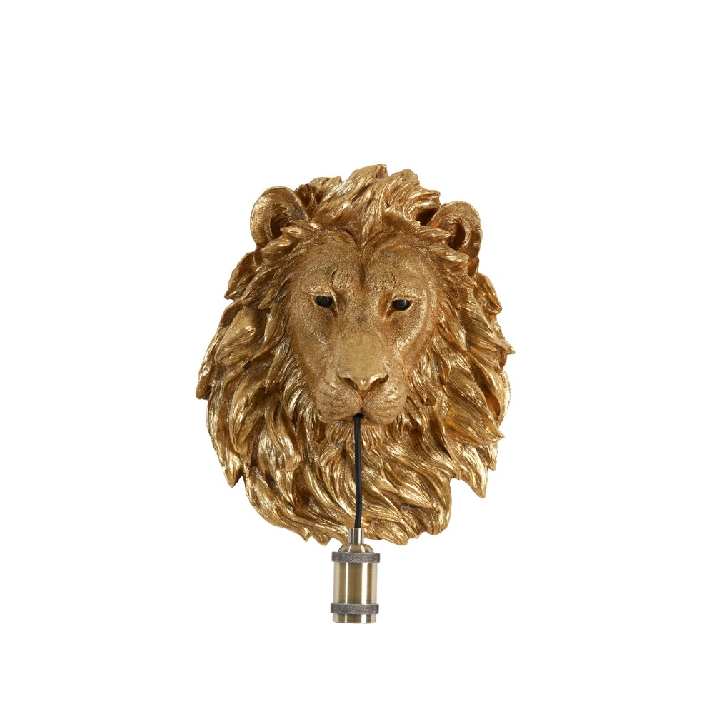 Lampe murale Lion Lion de bronze Light & Living 8717807641085