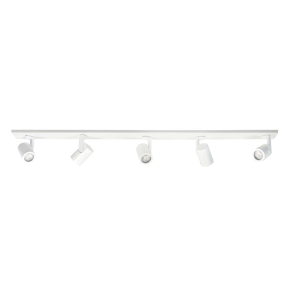 Spot monté en surface Halo blanc 5 lumières