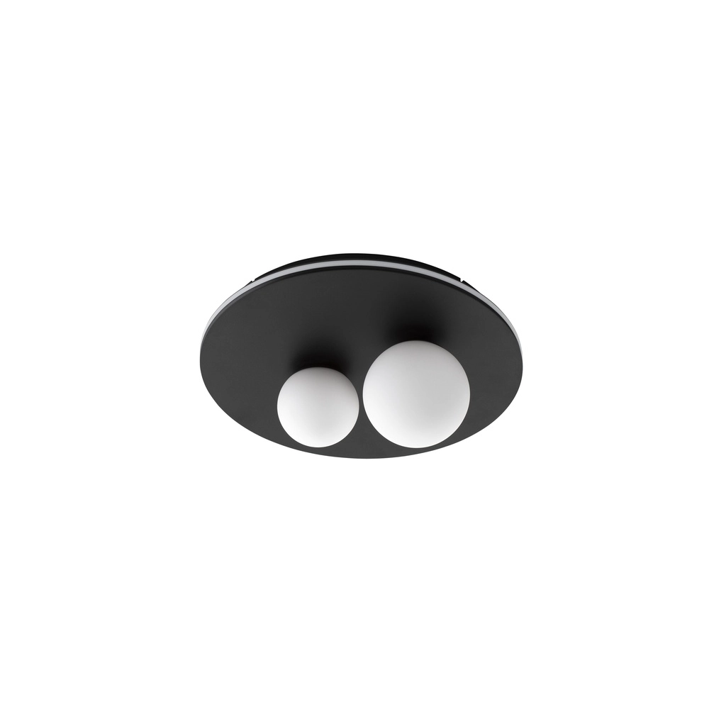 Plafonnier design Velna noir Ø 40cm Lyora 5212017440228