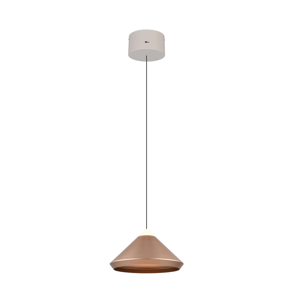Suspension moderne Laguna Ø 30cm marron café Trio 4017807677522