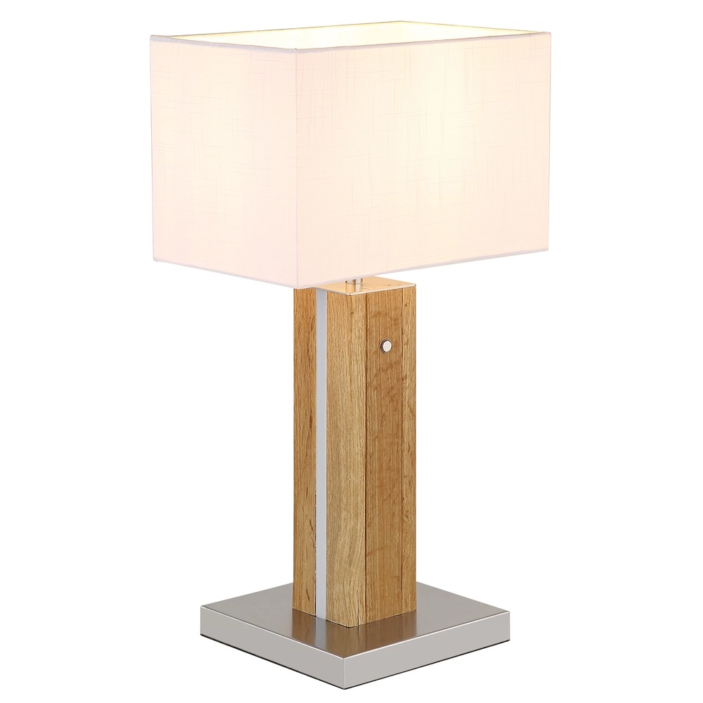 Lampe de table en bois Forest avec capot Globo 9007371592333