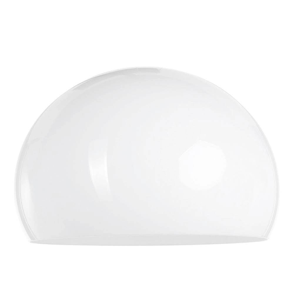 Lampe à arc Solva métal avec abat-jour en dôme blanc Steinhauer 8712746174939