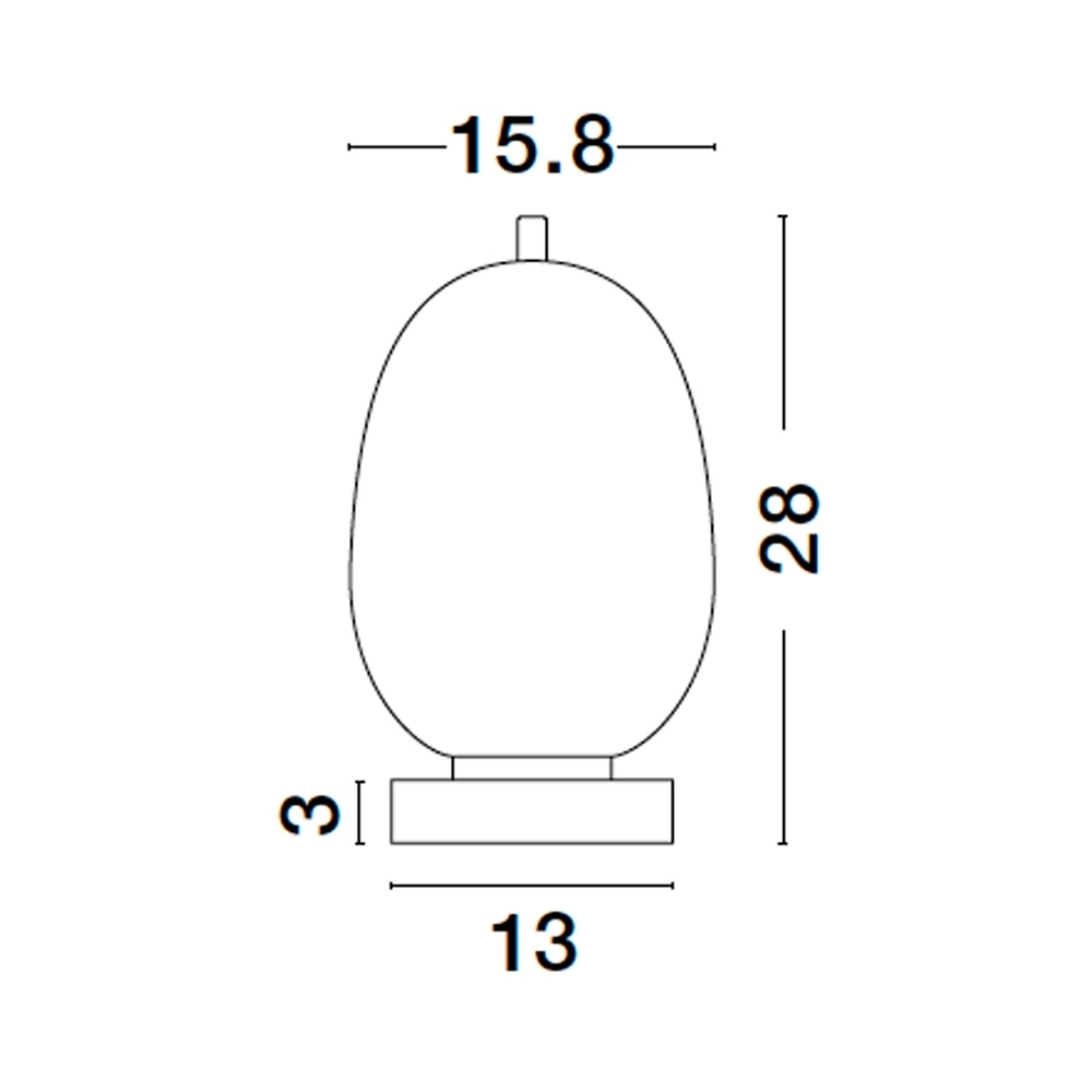 Lampe de table Lato Or avec blanc Lyora 5212017445582