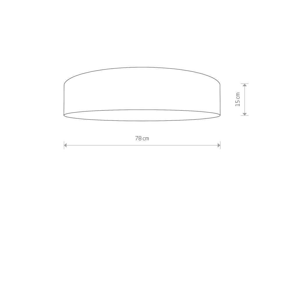 Plafonnier doré Turda Ø78cm Lyora 5903139880299