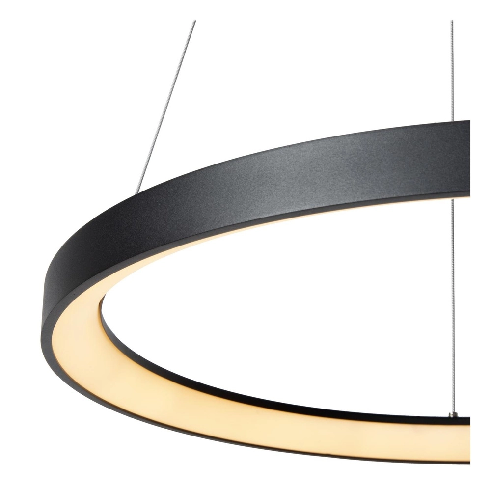 Lampe suspendue Vidal Ø 58 cm noir Lucide 5411212460912