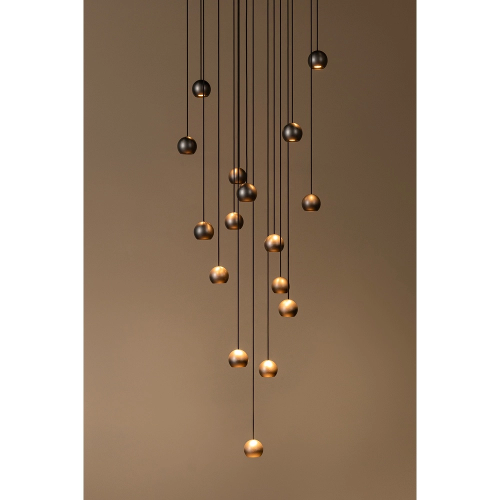 Lampe pendante Vide Design Montana 16 café clair Premium by Lucide 5411212680174