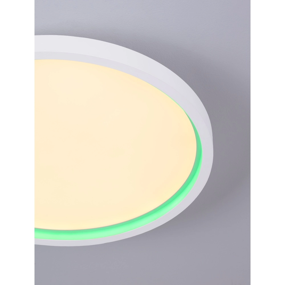 Plafonnier Chet Ø 39,3 cm avec fonction RGB Lyora 5212017450142