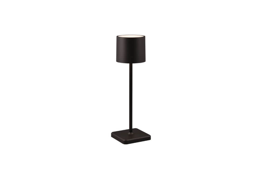 Lampe de table rechargeable Fernandez noir Trio 4017807564334