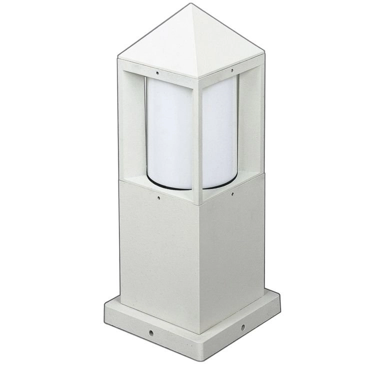 Lampe de jardin Triangle blanc Lampe de jardin Triangle blanc
