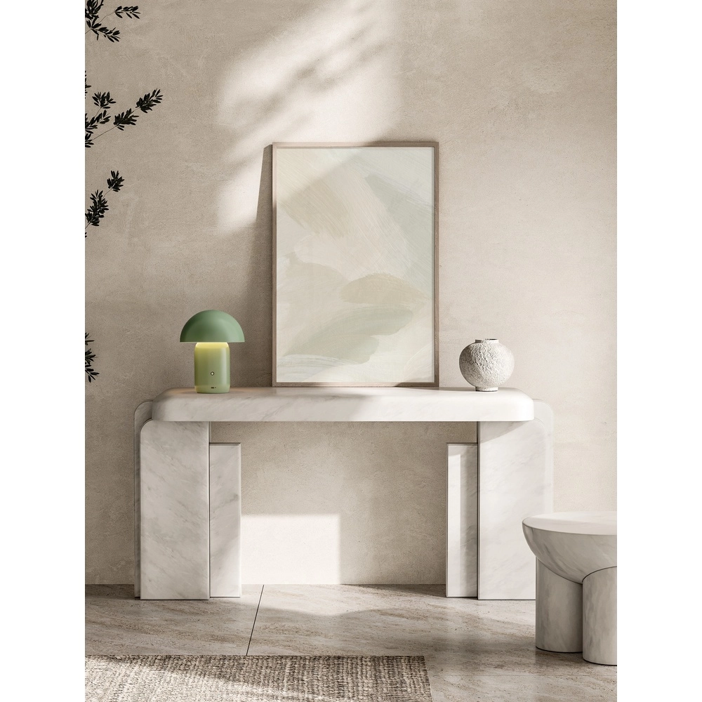 Lampe de table design Pois Vert rechargeable Lyora 5212017472090