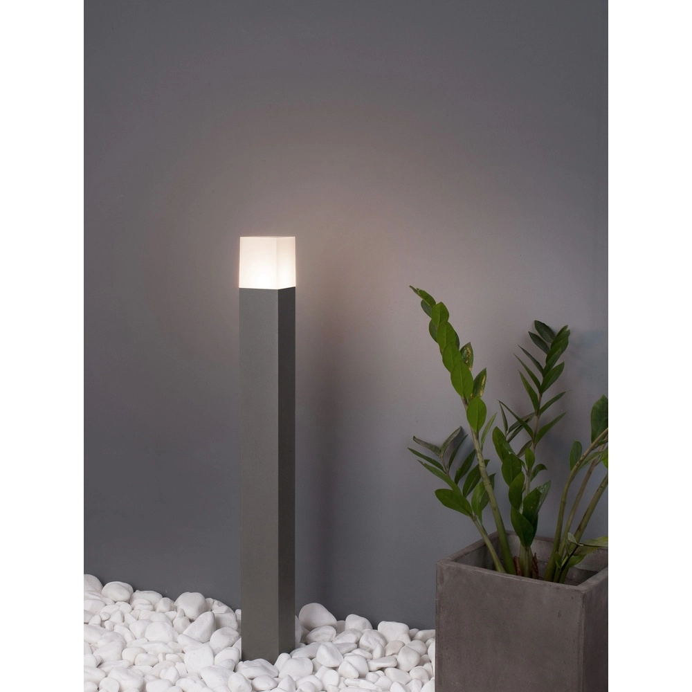Éclairage de chemin Stick gris 80cm