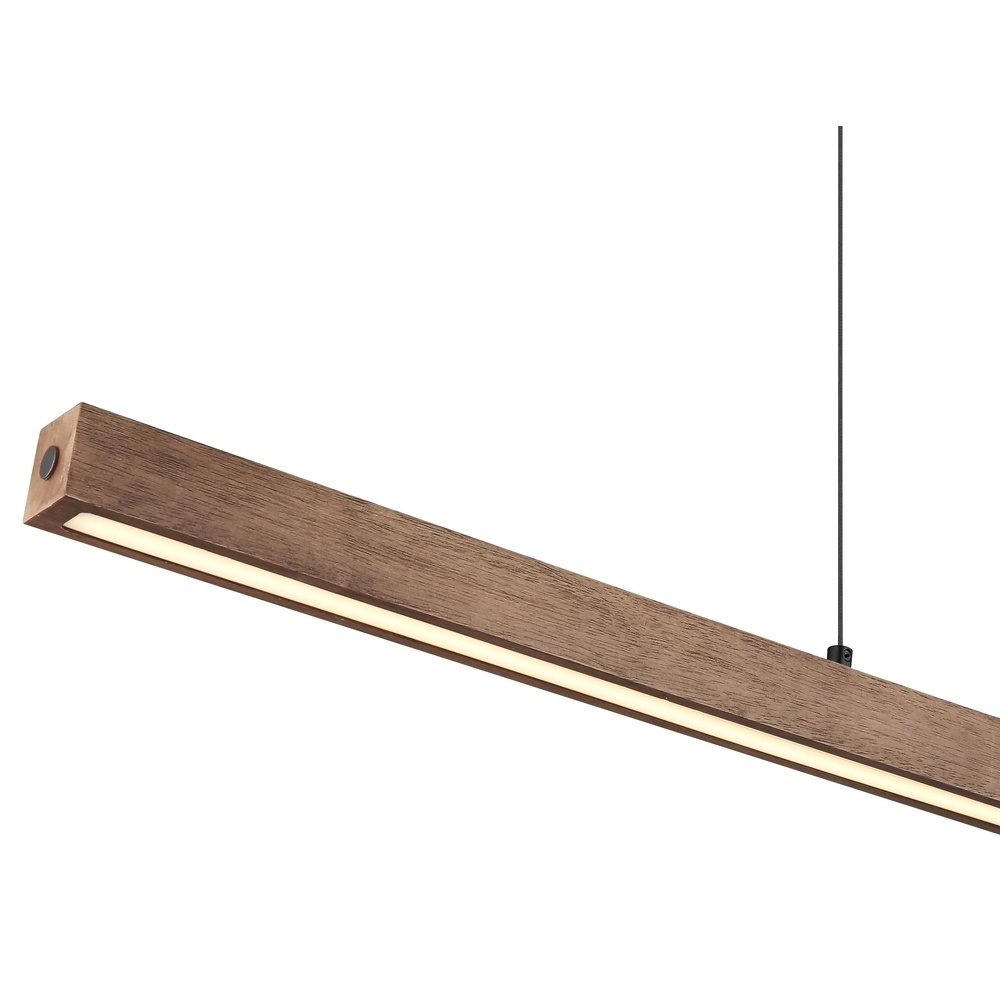 Lampe suspendue élégante Olivus bois 115 cm Globo 9007371455683