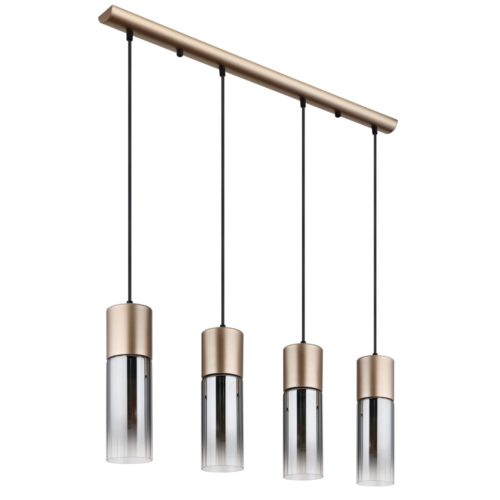 Lampe suspendue à 4 lumières Annika Conception marron Globo 9007371531905