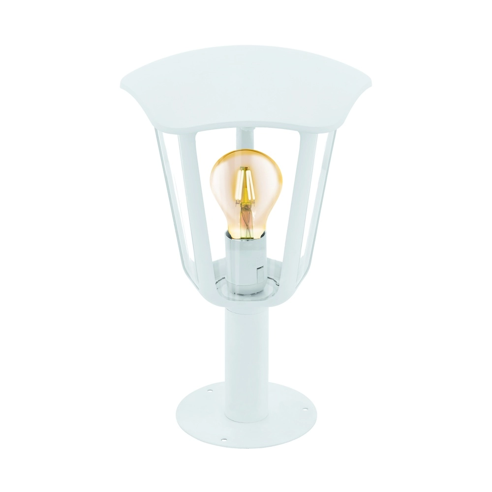Lampe de jardin sur piédestal Monreale Blanc