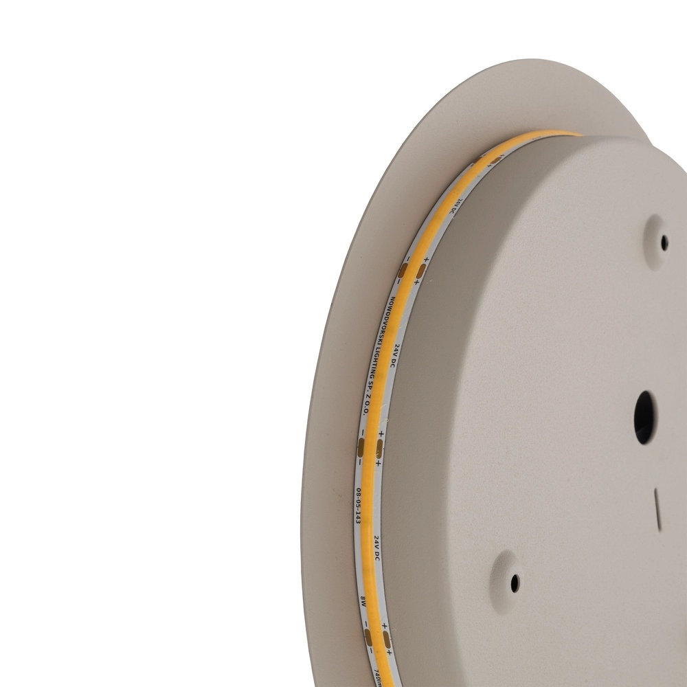 Lampe murale de conception Ring brun sable Ø 25cm Lyora 5903139126557