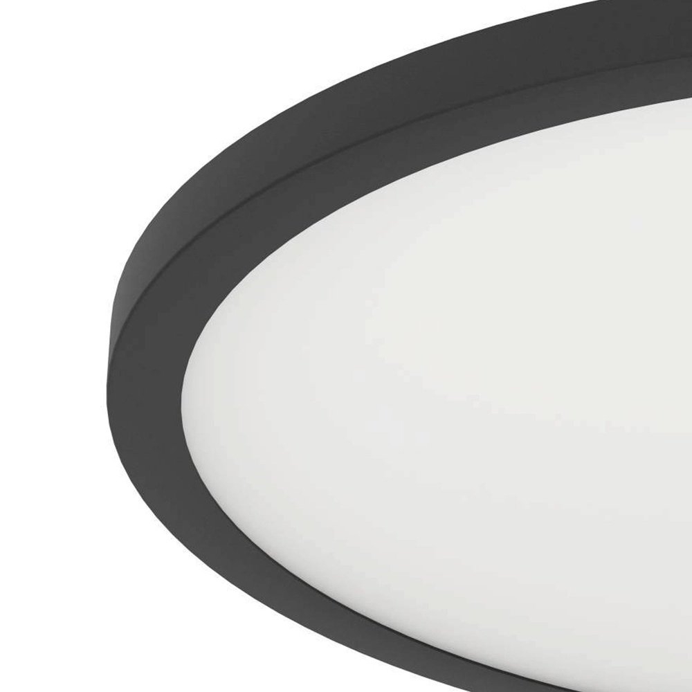 Lumière de plafond intelligente et fine Sarsina-Z Ø 45cm - noir Eglo 9008606264063