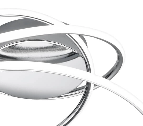 Plafonnier LED Bologna chrome Trio 4017807525625