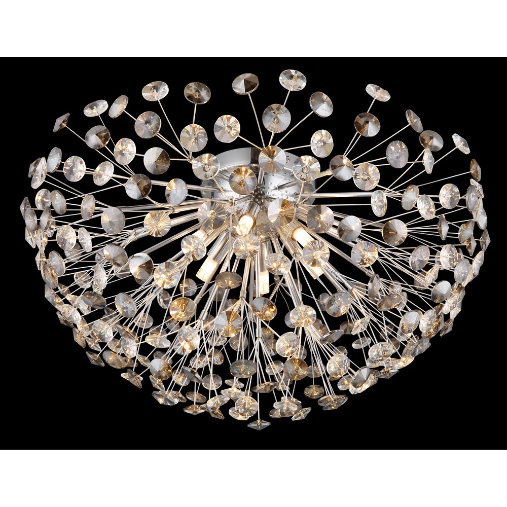 Lampe de plafond Katrina chrome Ø 60cm Globo 9007371484331