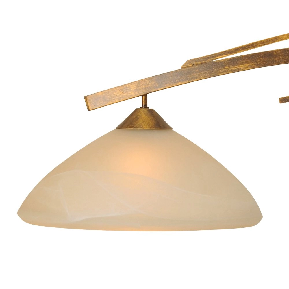 Lampe suspendue salle à manger Bolzano Brun bronze à 2 lumières Masterlight 8718121008325