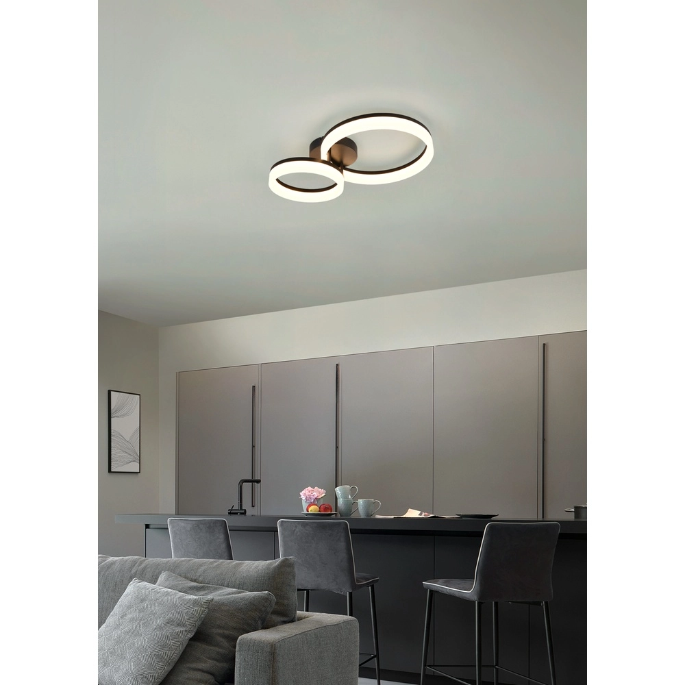 Plafonnier design Scope S noir Trio 4017807656008