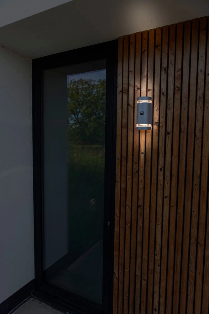 Applique design Focus anthracite avec capteur Lutec 6939412014968