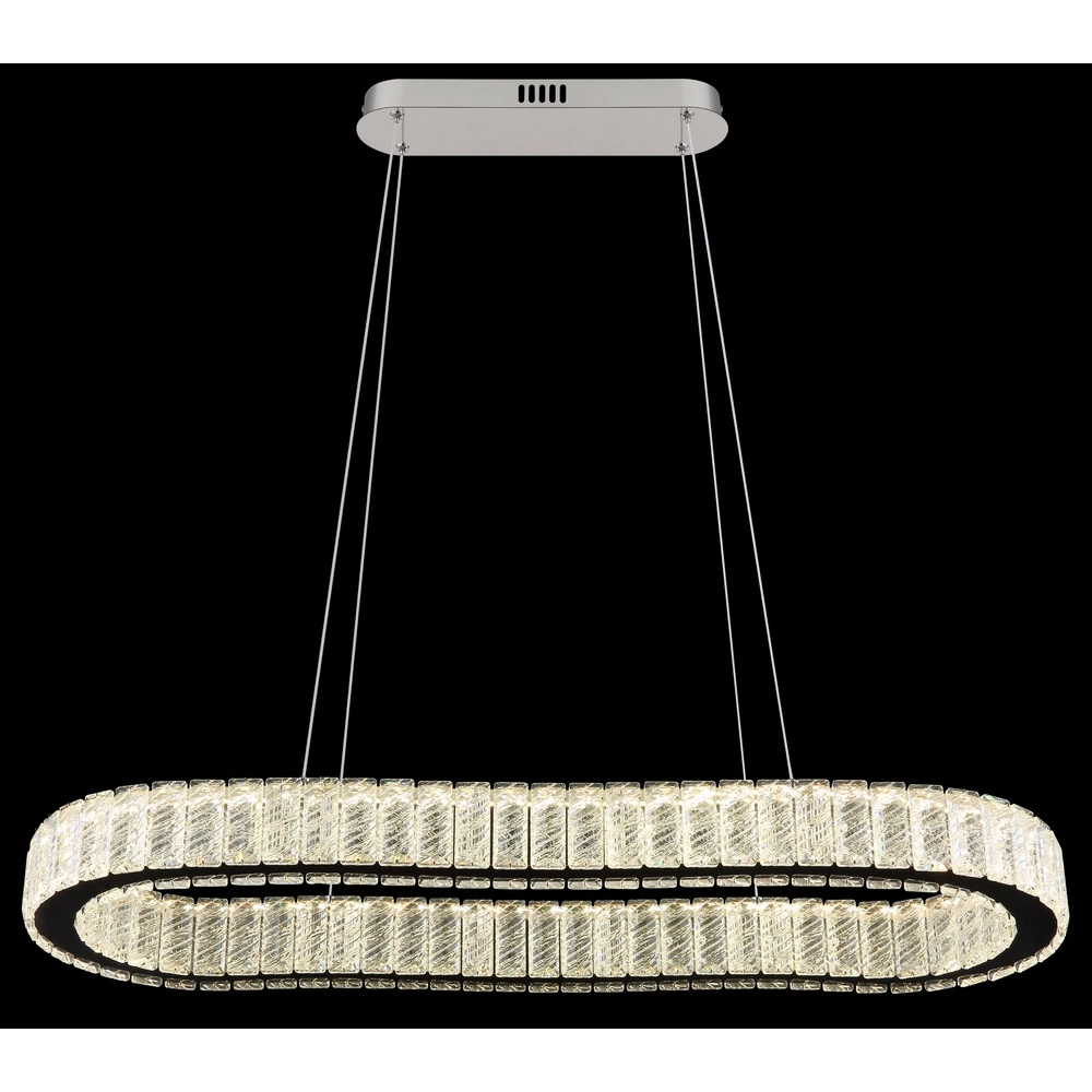Lampe suspendue ovale Mucky Chrome Globo 9007371445998