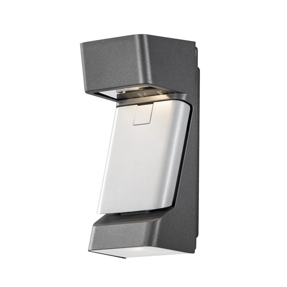 LED lampe d'extérieur Ravenna Adress anthracite avec gris LED lampe d'extérieur Ravenna Adress anthracite avec gris