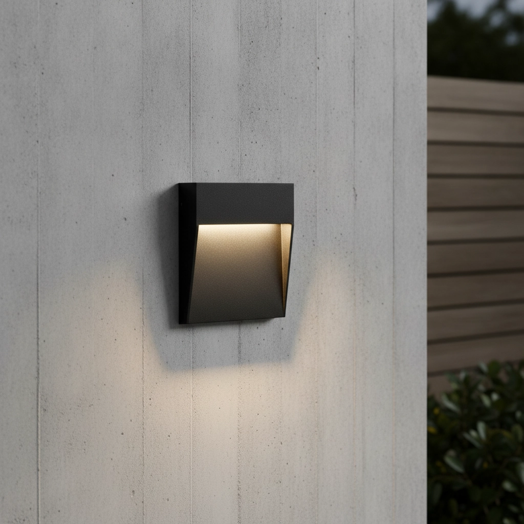 Applique murale carrée Fem noir