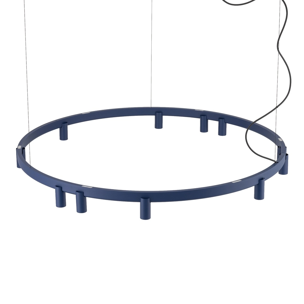 Lampe pendante de conception Fourty bleu marine Ø 116cm Lyora 5903139122863