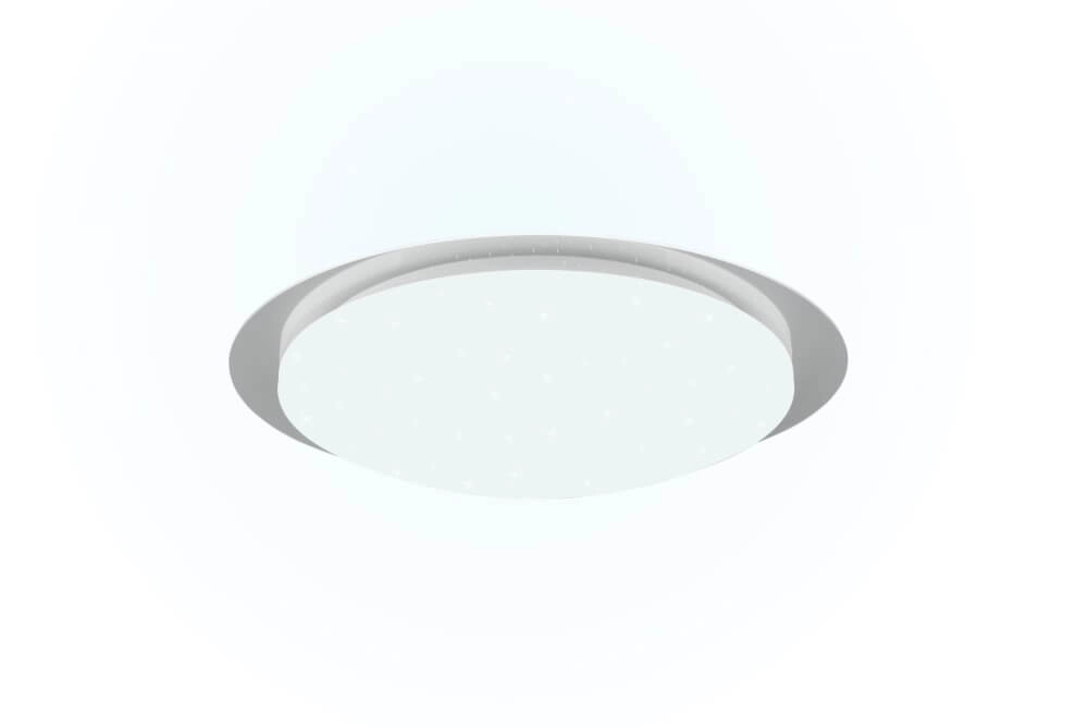 Plafonnier Frodeno 48 cm en acier inoxydable Trio 4017807508482