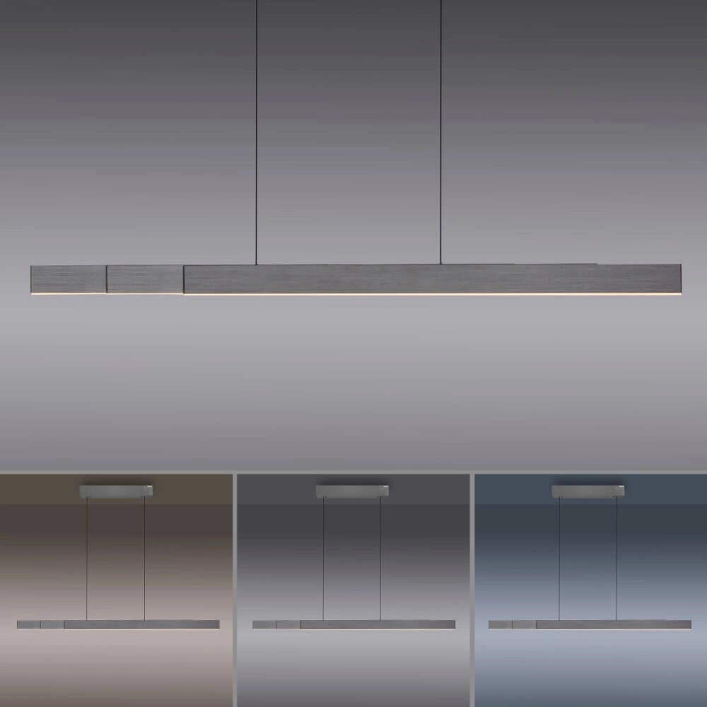 Lampe suspendue design Pure Moto-Rise gris Paul Neuhaus 4012248366653