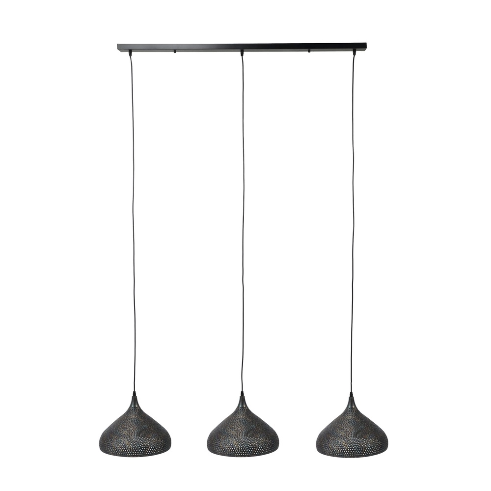 Lampe suspendue à trou Punch 3x E27 Lyora 8716803512825